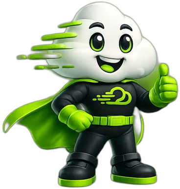 Mascote Zerodown aprovando